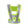 High visibility flashing bike led reflective traffic safety vest products